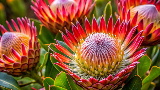 National flower of South Africa: King Protea